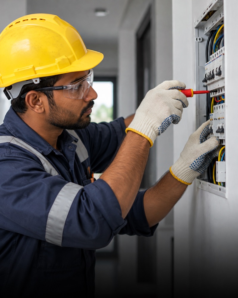 Verified electricians, one call away